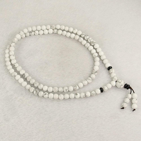 Howlite Mala